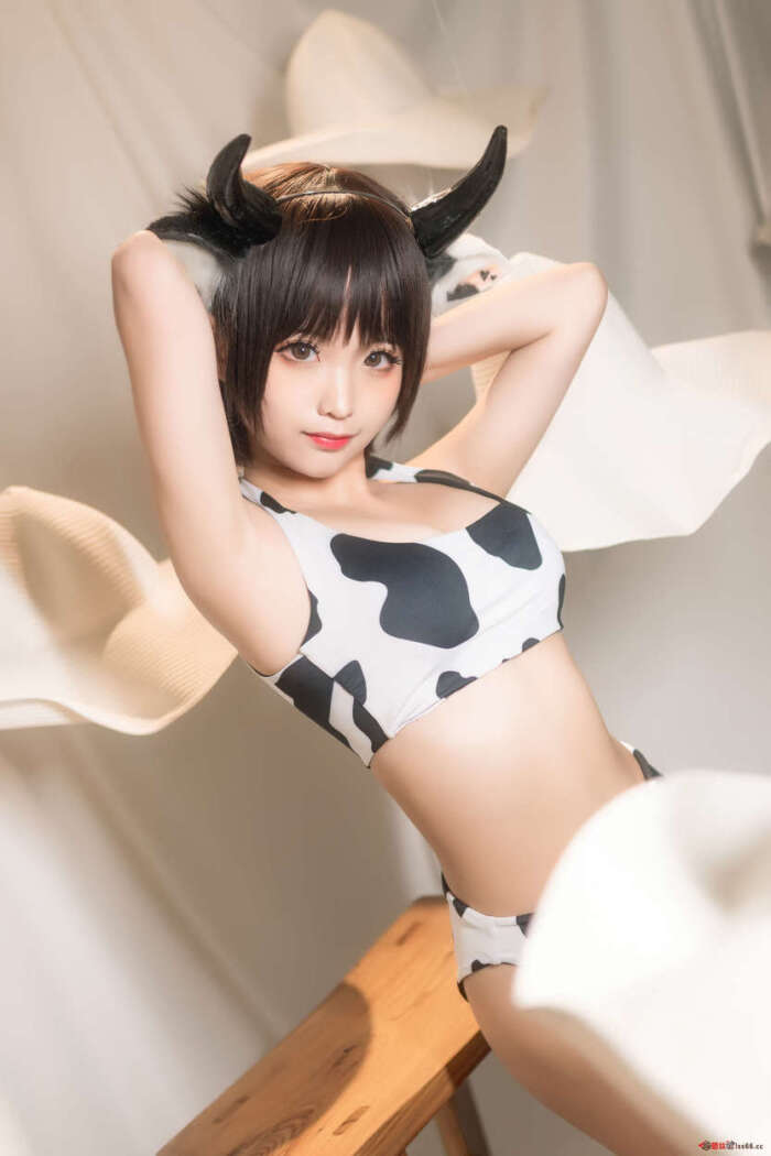 蠢沫沫 NO.082 花花牛[40P-451MB]