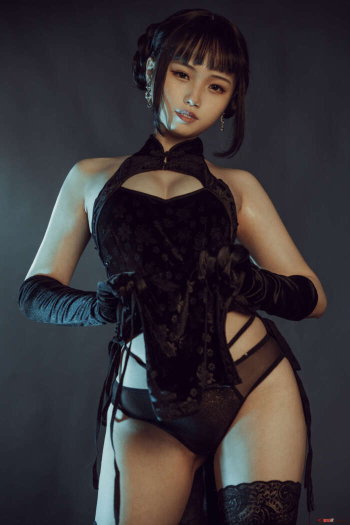 七月喵子 NO.007 穿旗袍耍剑[32P-312MB]