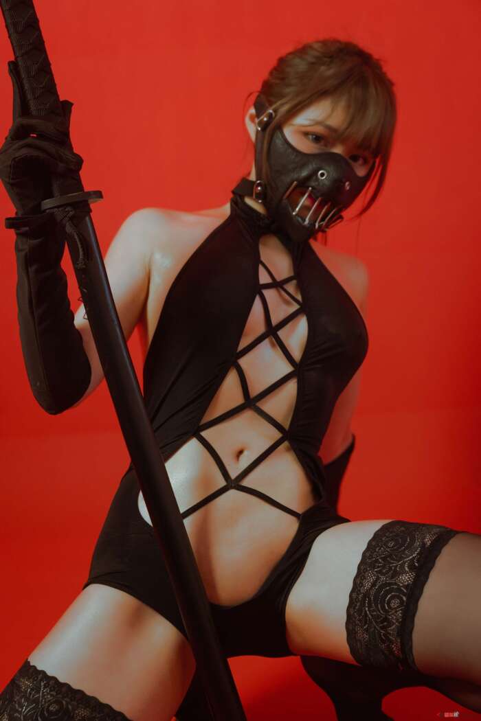 七月喵子 NO.019 被捆的忍者[60P1V-795MB]