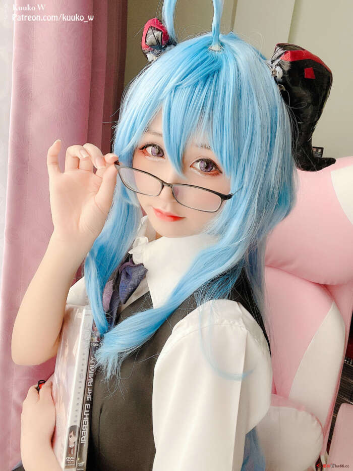 越南妹：KuukoW NO.032 Ganyu Pure Seifuku