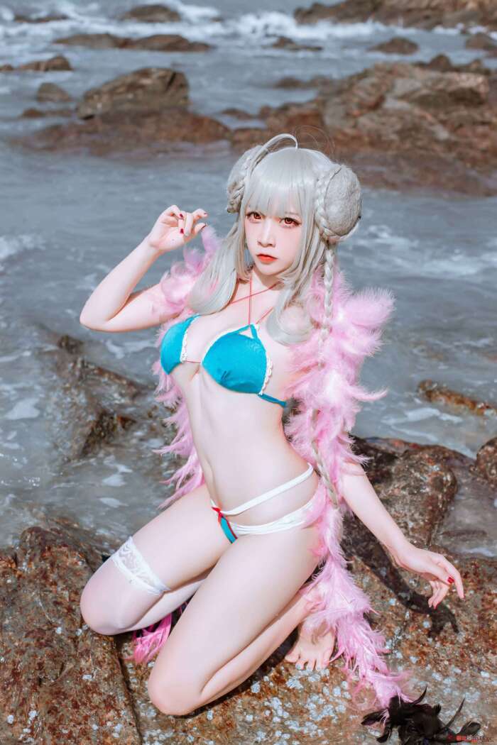 二佐Nisa NO.087 碧蓝可畏泳装[27P-198MB]