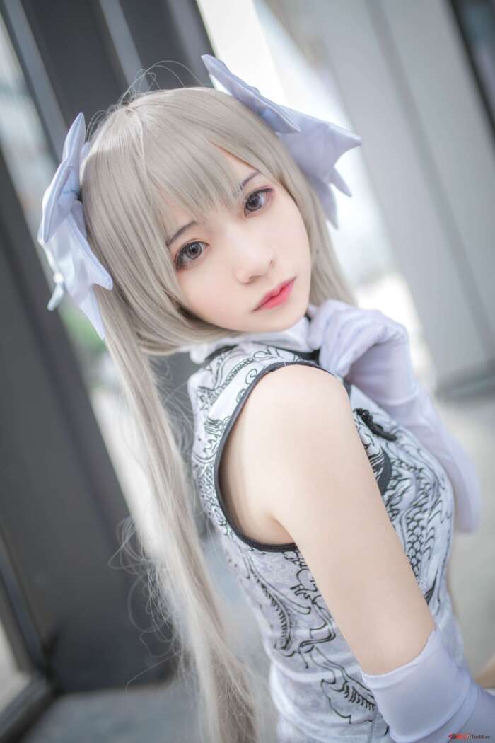 疯猫ss NO.089 穹妹旗袍白 [13P-13MB]