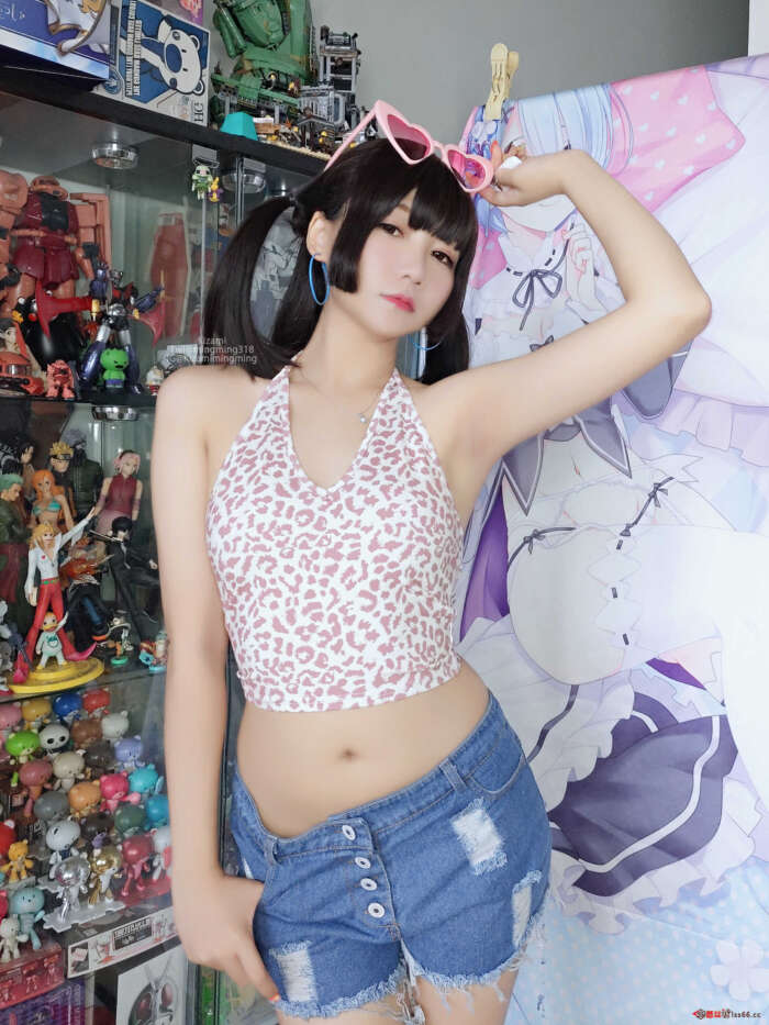 铭铭Kizami NO.015 fantia7月 ジッパーを開けて