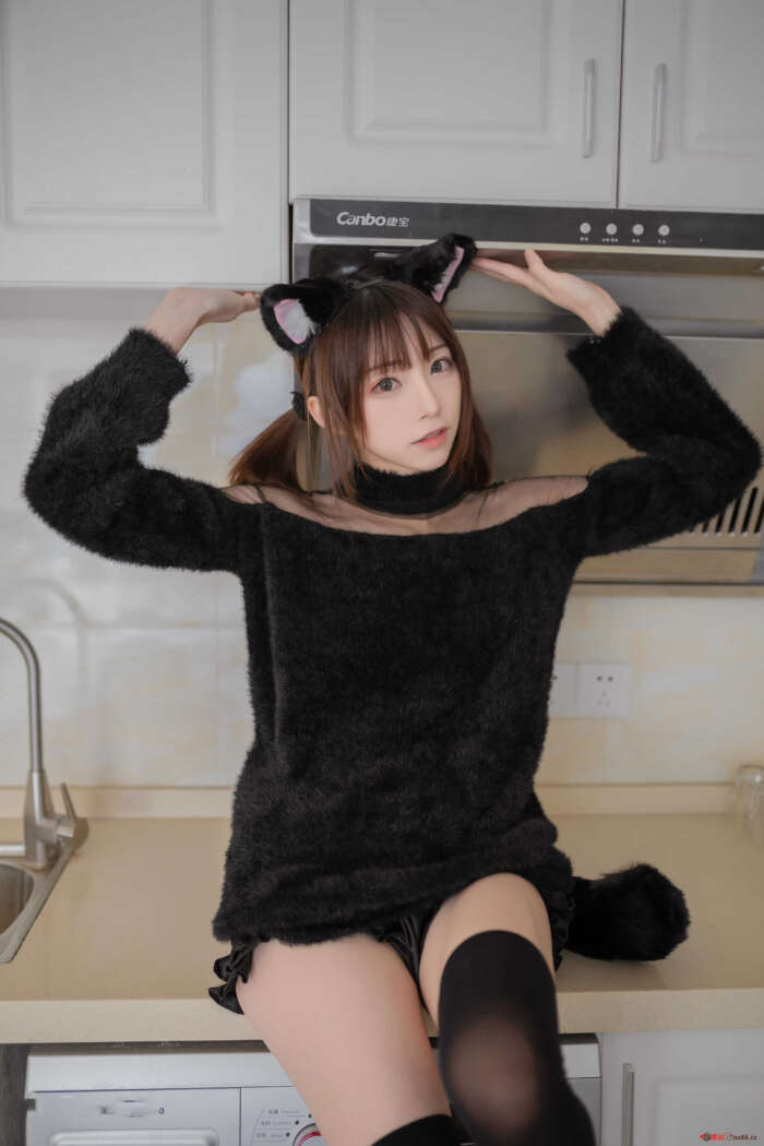 Kitaro_绮太郎 NO.019 黑喵[45P-166MB]