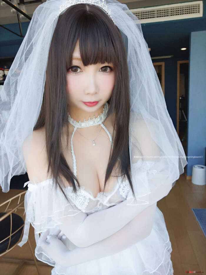 铭铭Kizami Vol.017 エロ花嫁 自拍照 [8P 358M]