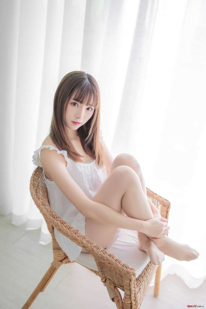 Kitaro_绮太郎 NO.006 白色睡衣[45P-204MB]