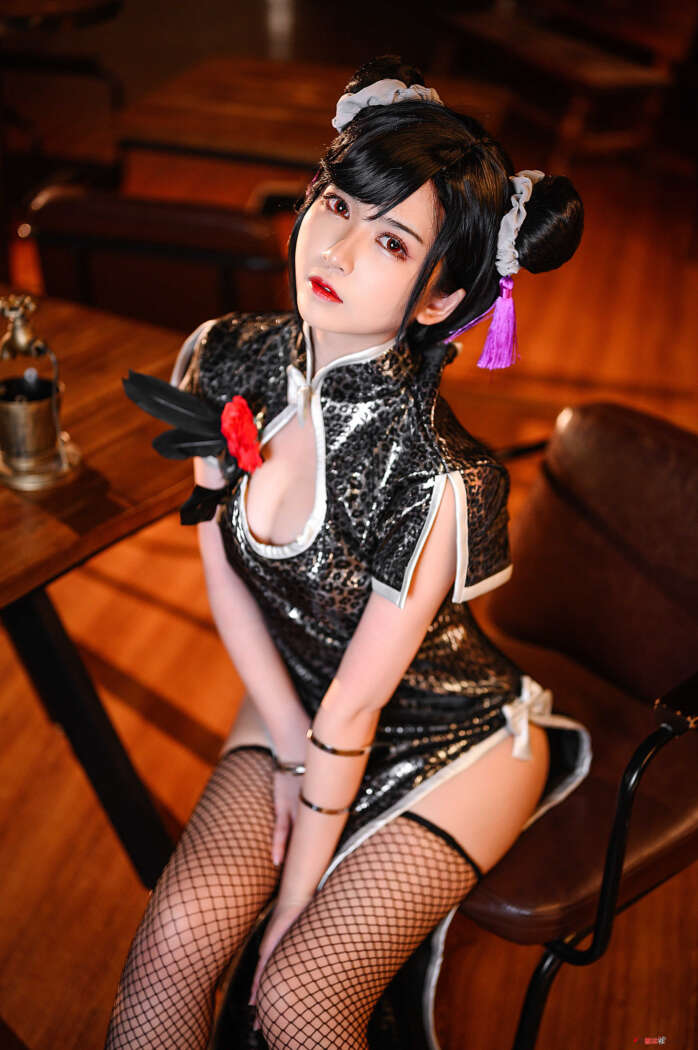 鳗鱼霏儿 NO.081 蒂法旗袍[42P-839MB]