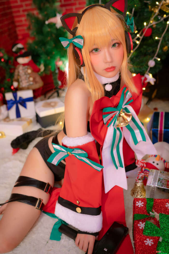 弥美Mime NO.017 少女前线 TMP 圣诞节 [15P-241MB]