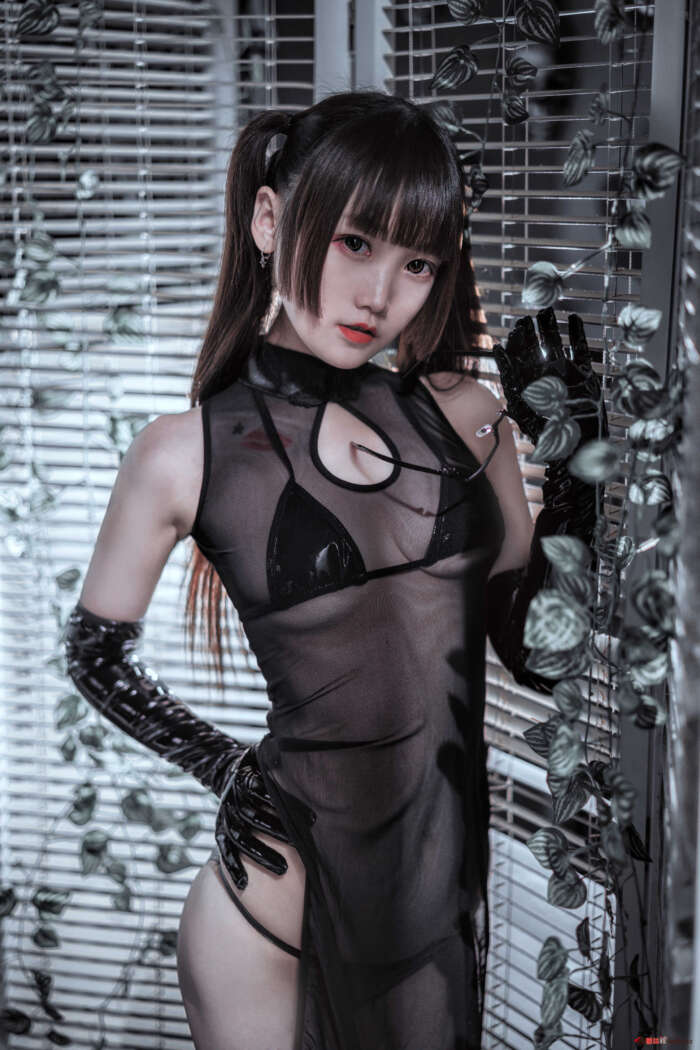 星野咪兔 NO.012 透视网纱旗袍[90P-2.02G]