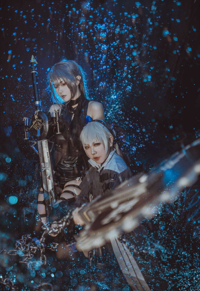 蓝小沂KiKi NO.07 明日方舟 幽灵鲨[9P-36MB]