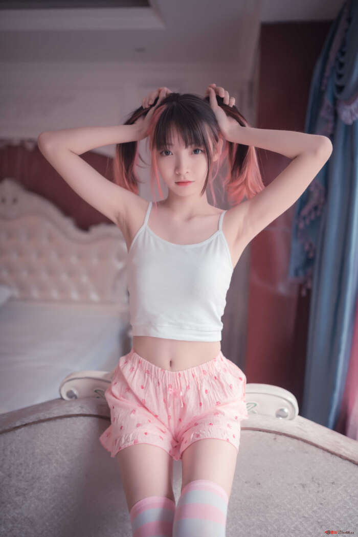 祖木子 NO.010 粉白条纹小可爱 [50P-220MB]