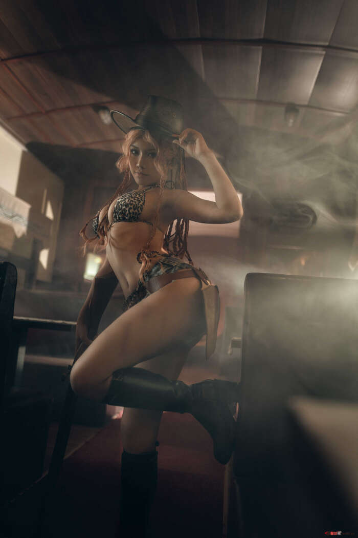 一笑芳香沁 NO.022 牛仔豹女[22P-304MB]