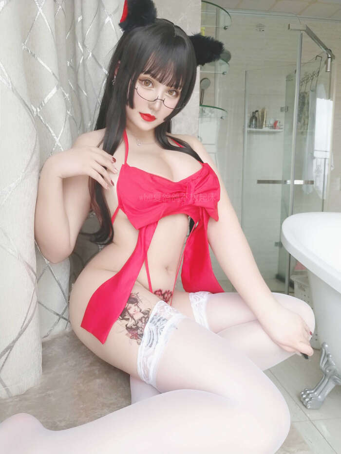 夏鸽鸽不想起床 NO.012 红丝带[36P3V-75MB]