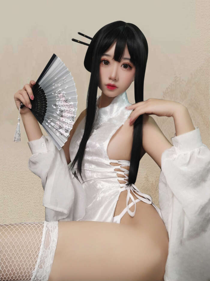 猫君君_MaoJun NO.017 绑带旗袍 [16P-75MB]