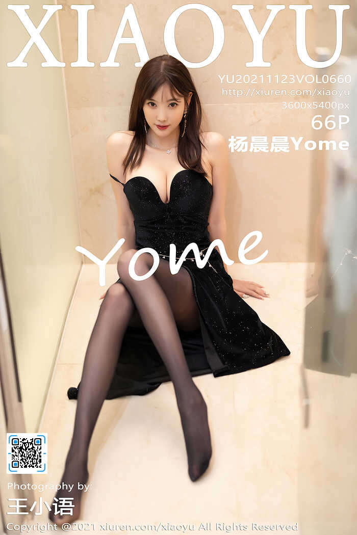 [XiaoYu语画界] 2021.11.23 VOL.660 杨晨晨Yome 吊袜美胸 [66+1P]