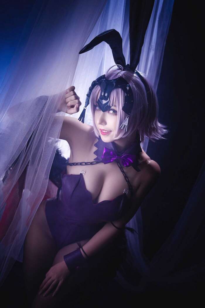 菌烨tako NO.005 黑贞德兔女郎 [9P-5M]