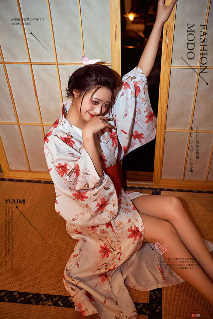 [YouMi尤蜜] 2021.08.07 花魁道中 萌萌 [20P]