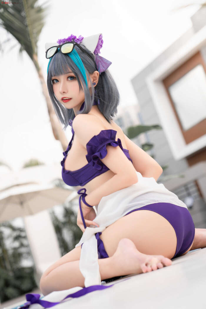 Momoko葵葵 NO.021 柴郡水着 [40P]