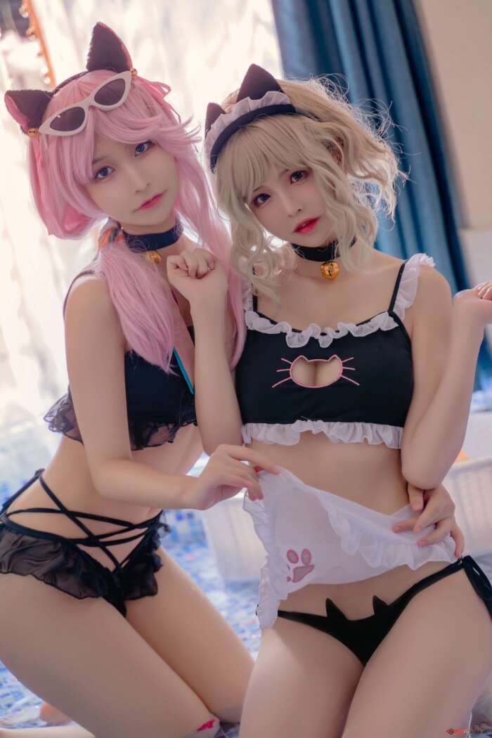 可可老师 – 夏日双子[42P-350MB]