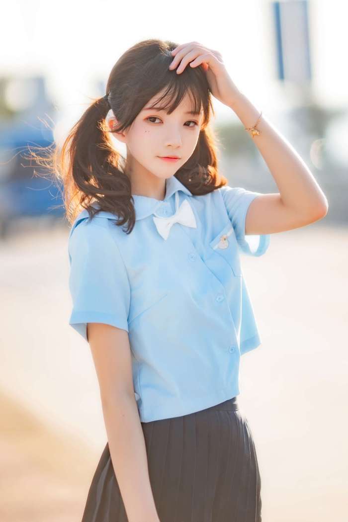 桜桃喵 – 蔚蓝 [33P-608MB]