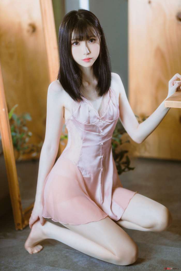 许岚LAN 半透粉纱 [40P837MB]