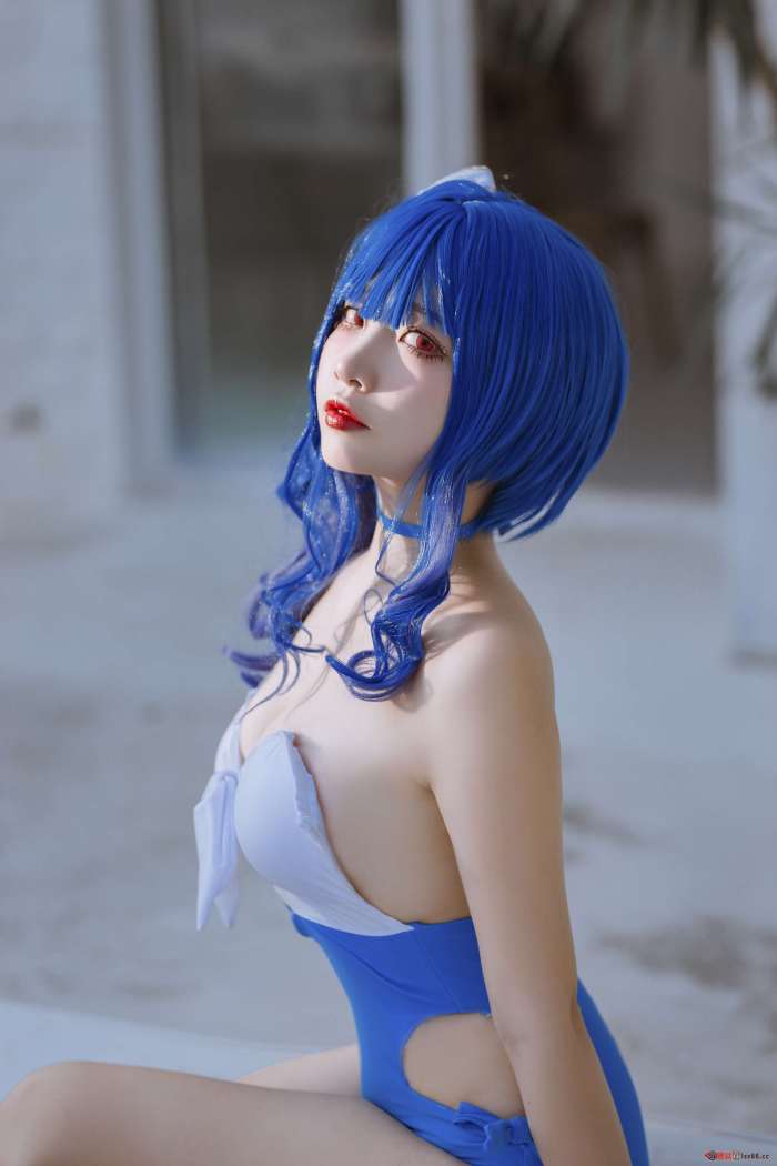 二佐Nisa – 碧蓝圣路易斯泳装 [26P-116MB]