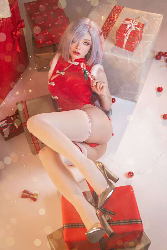 Sai Westwood (Misaki Sai) – Shenhe Xmas (Genshin Impact) [27P22MB]