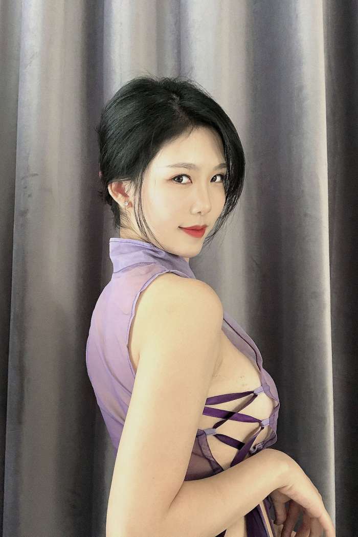 抖娘-利世 – 紫旗袍 [34P1V197MB]