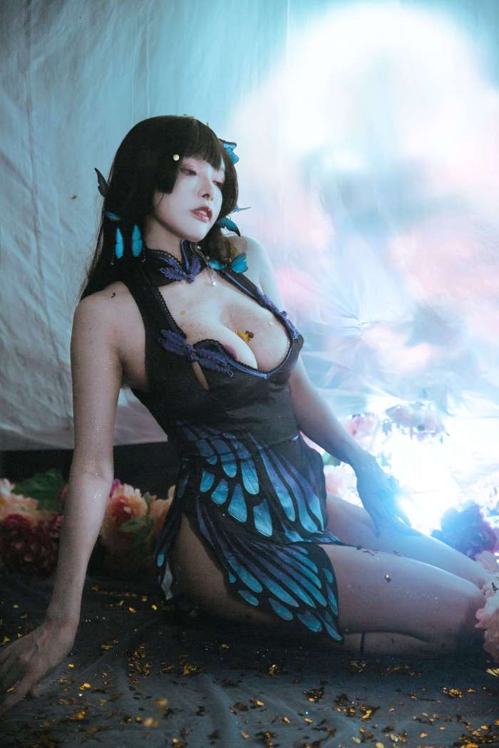 秋和柯基 – 蝶 [60P610MB]