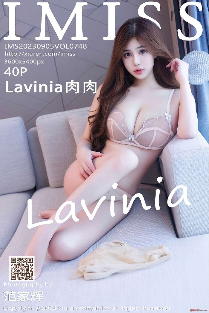 [IMISS爱蜜社] 2023.09.05 VOL.748 Lavinia肉肉 性感紫色吊带长裙 [40+1P435M]