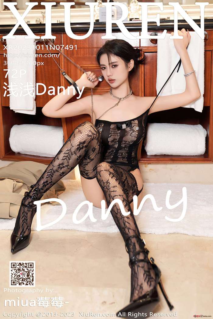 [XIUREN秀人网] 2023.10.11 NO.7491 浅浅Danny 性感黑色蕾丝情趣服饰 [72+1P787M]