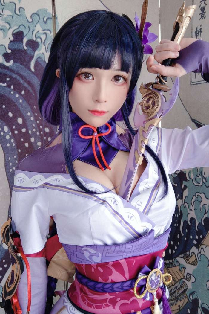 Tomoyo酱 – 雷电将军 [9P81MB]