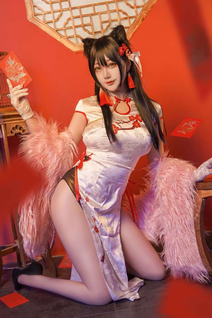 Halo_酱 – 爱宕新春旗袍 [17P35MB]