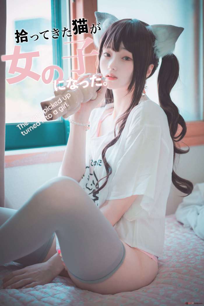 DJAWA Photo NO.124 – Bambi – The cat I picked up turned into a girl [198P-3.11GB]