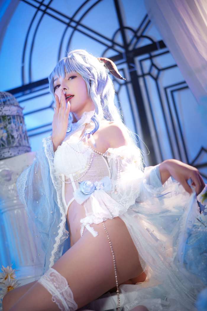 苏嫣嫣阿姨 – 甘雨花嫁 [12P65MB]