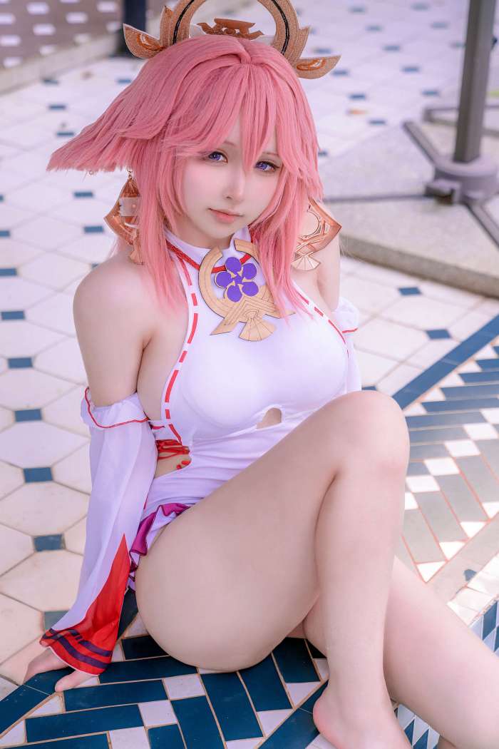 樱梨梨 – 八重神子泳装 [29P78MB]