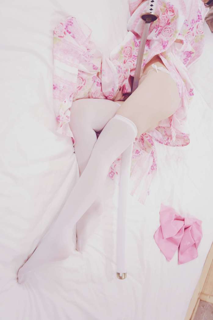 猫耳布丁 – 粉色浴衣 [13P85MB]