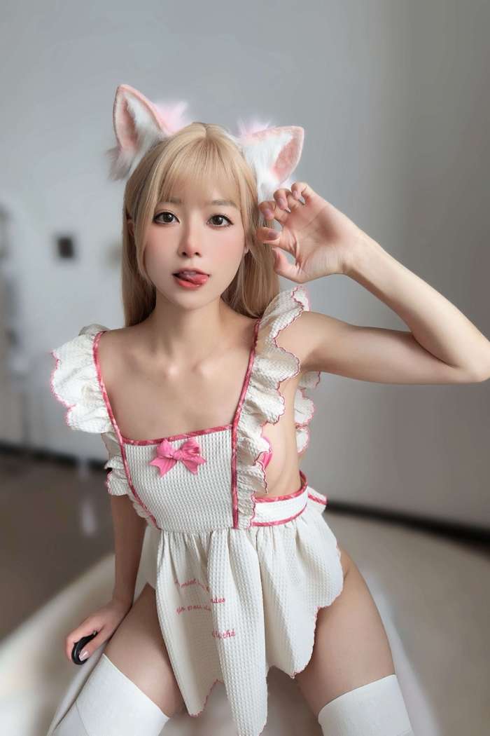 布丁大法 – 围裙猫咪 [37P2V135MB]