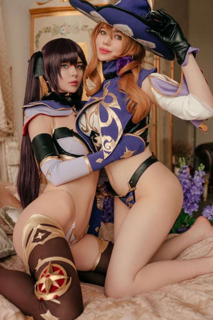 Alina Becker – & Vinnegal Genshin Impact. Lisa Minci and Mona [21P17MB]