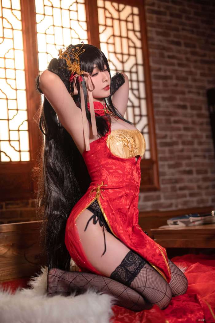 yuuhui玉汇 – 碧蓝航线 大凤旗袍 [23P148M]