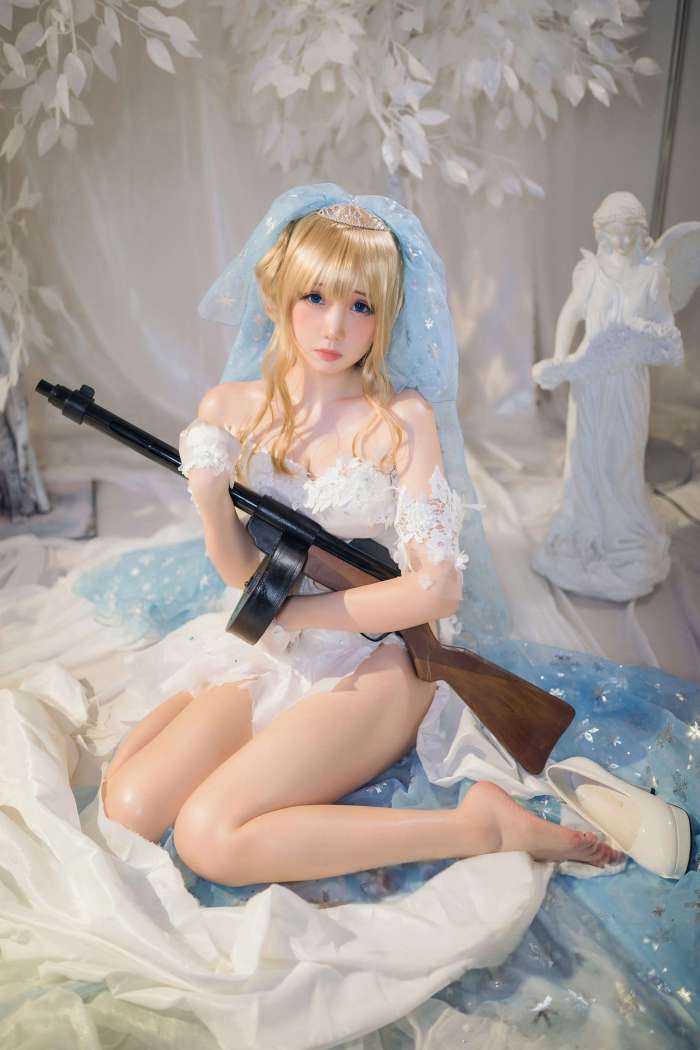 焖焖碳 – 少女前线 索米 婚纱 [42P148MB]