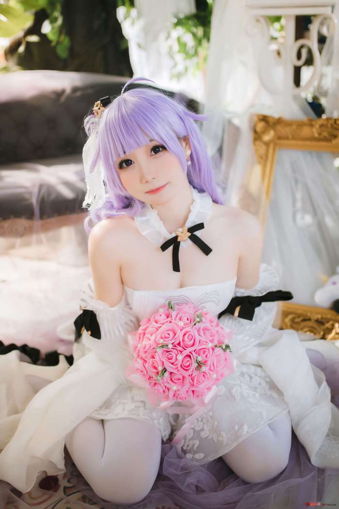 焖焖碳 – 婚纱独角兽 [25P96MB]