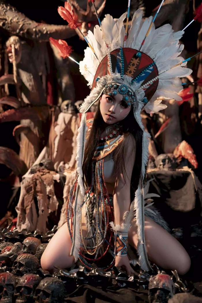 Bangni邦尼 – 印第安 (紫舞龙) [100P-355MB]