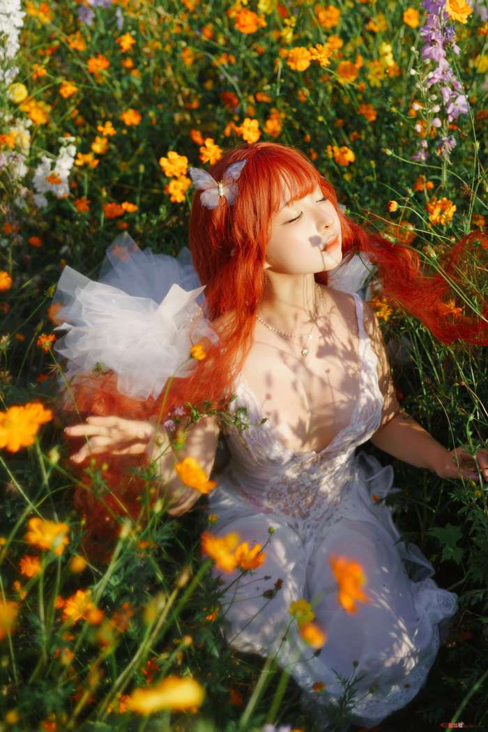 蠢沫沫 – 花丛婚纱 [67P517MB]