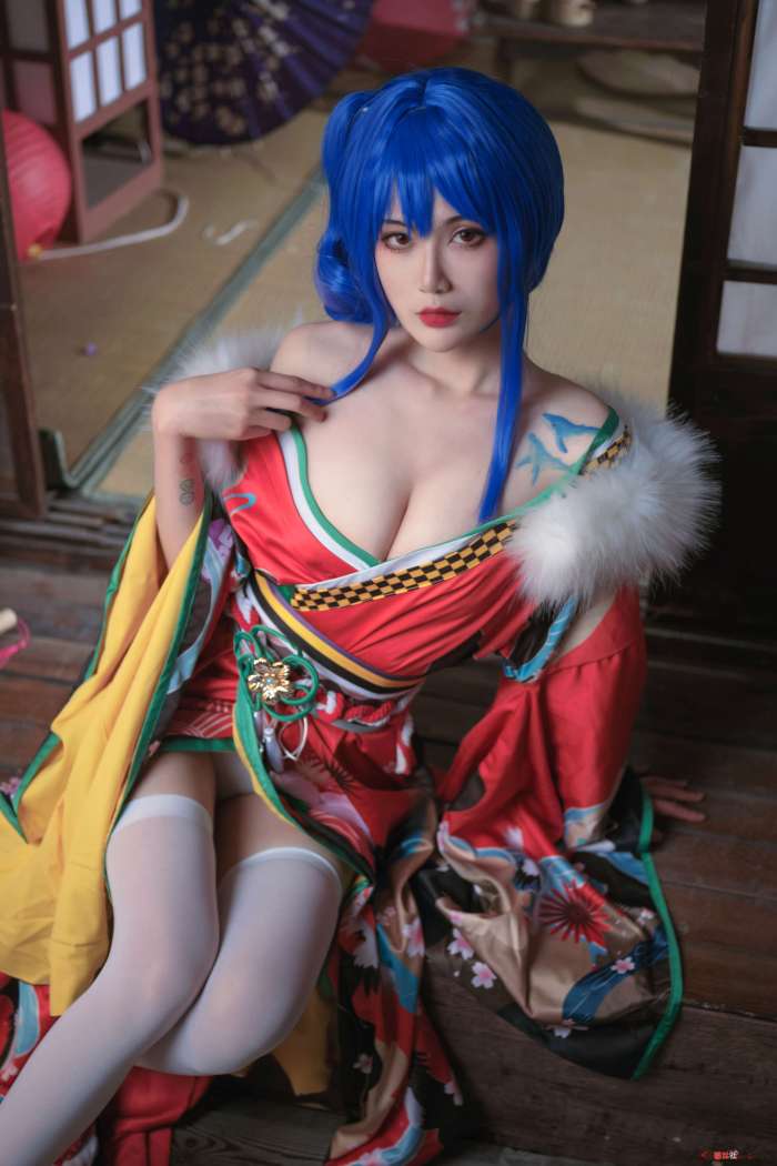 一米八的大梨子 – 碧蓝航线 圣路易斯 和服 [18P101MB]