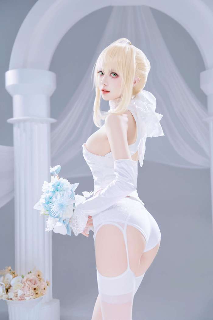 Shika小鹿鹿 – FGO-Saber花嫁 [22P-285MB]