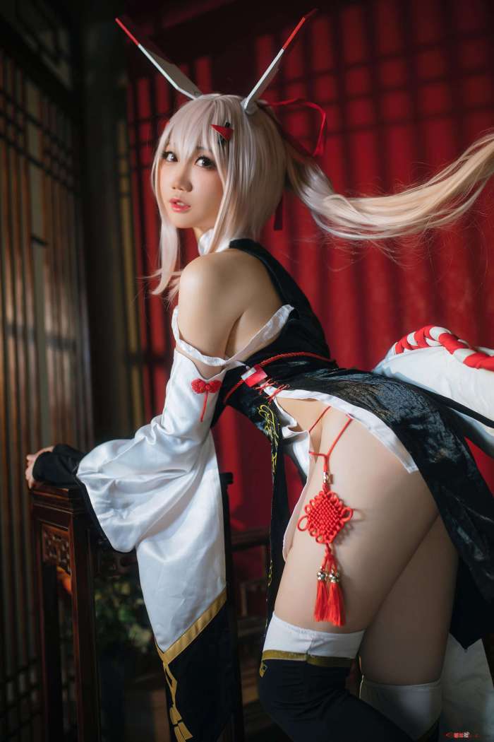 焖焖碳 – 碧蓝航线-绫波旗袍·新岁之鬼神 [25P-417MB]