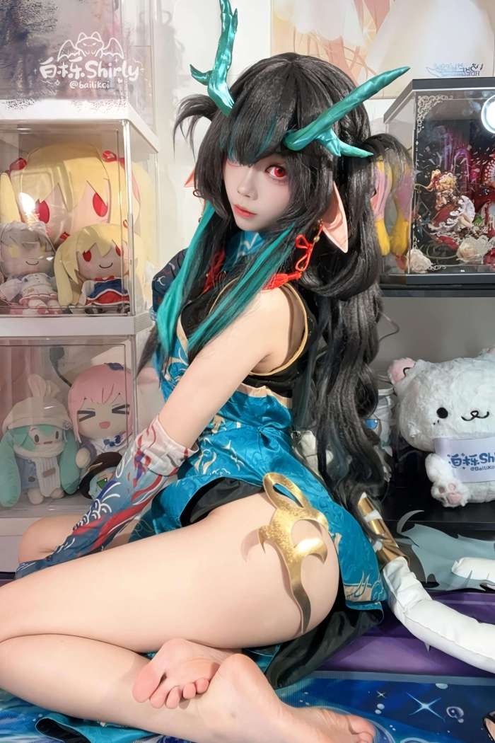 白栎Shirly – 明日方舟 夕·染尘烟旗袍【上】[65P7V875MB]