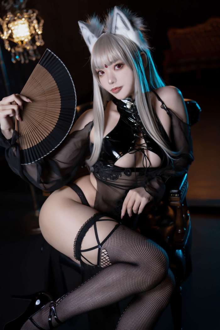 [くろ@kuro_7n] 2022fantia电子写真集 KEMOMIMI BLACK [147P398MB]