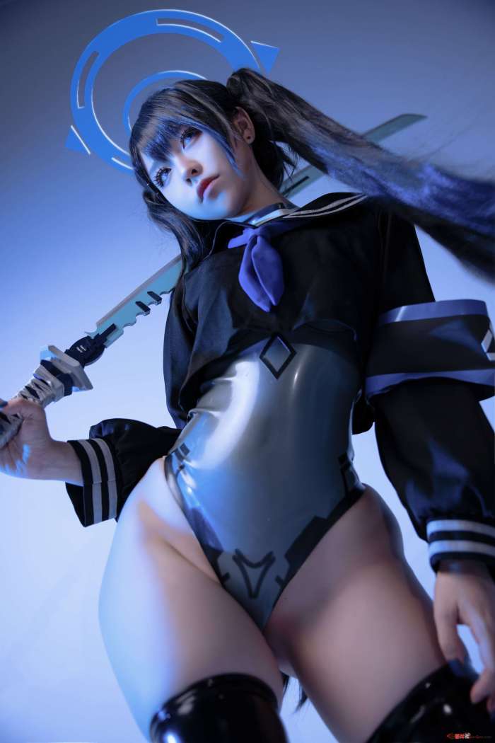 G44不会受伤 – Solarain BLUE-蓝色袖章 [30P451MB]
